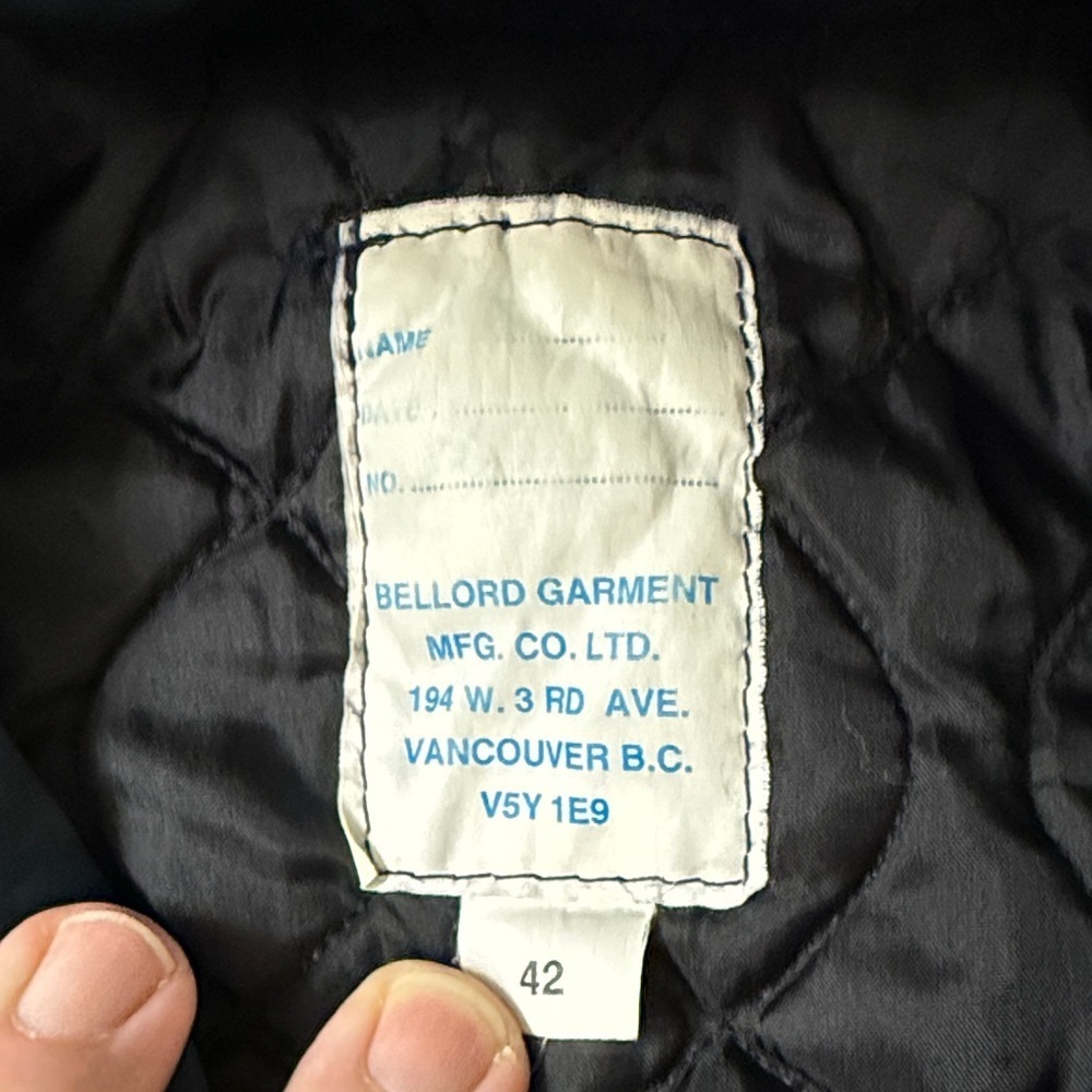 Vintage Navy Blue Jacket, police - Picture 4 of 14